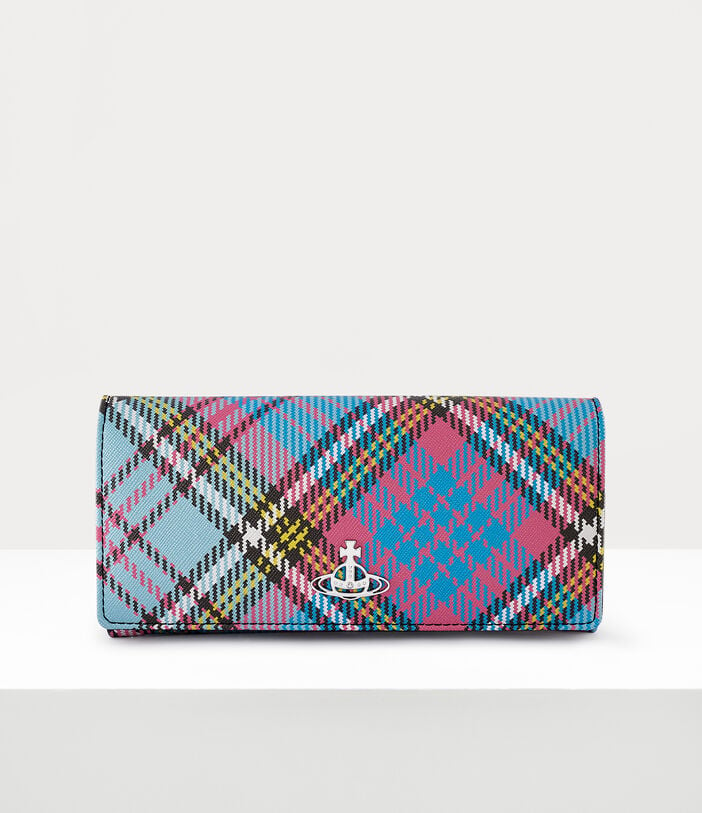 Vivienne Westwood BIOGREEN SAFFIANO PRINTED CREDIT CARD WALLET